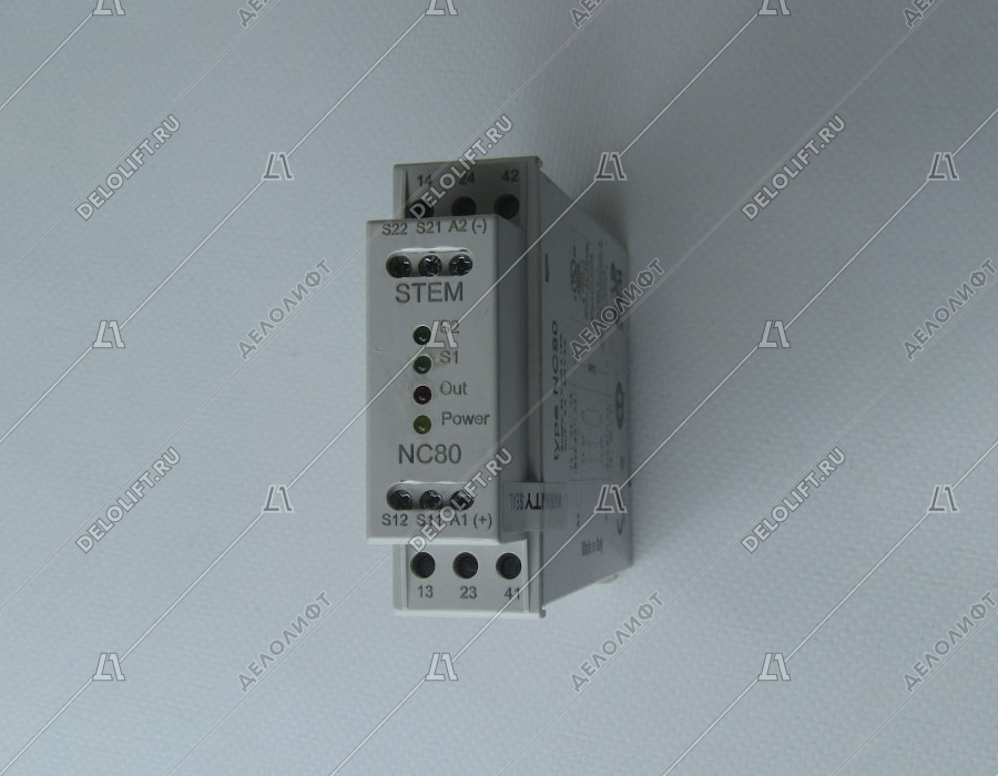 Реле контроля фаз, NC80, 24VDC/250VAC, 3A