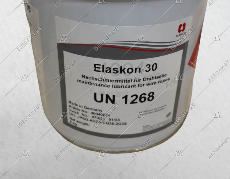 Канатная смазка, ELASKON-30, 10л