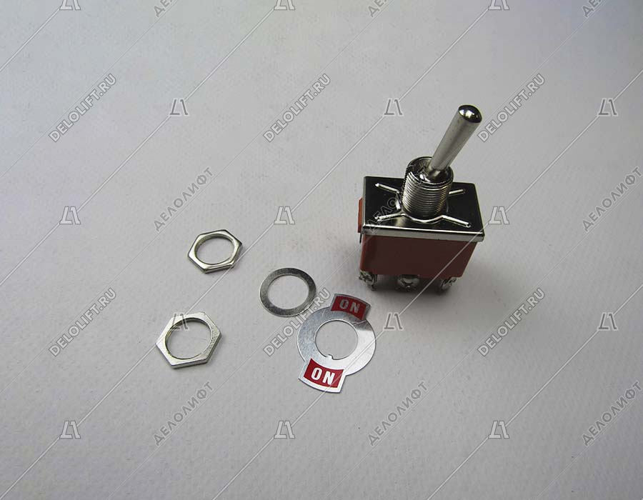 Тумблер (переключатель), KN-202, 36-4131, ON-ON, 15А, 250В, двухполюсный