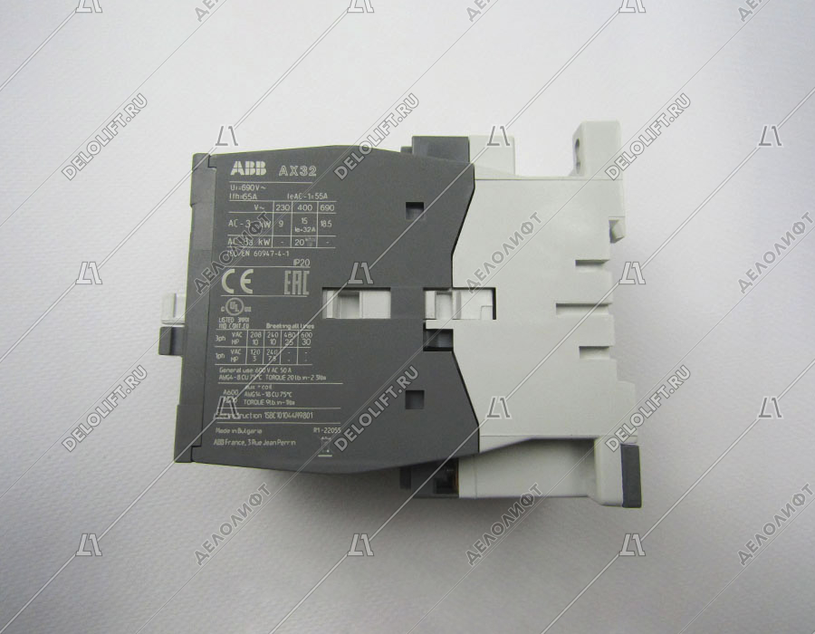 Контактор, AX32-30-10-84, катушка 110В, 32А, 3P, ABB