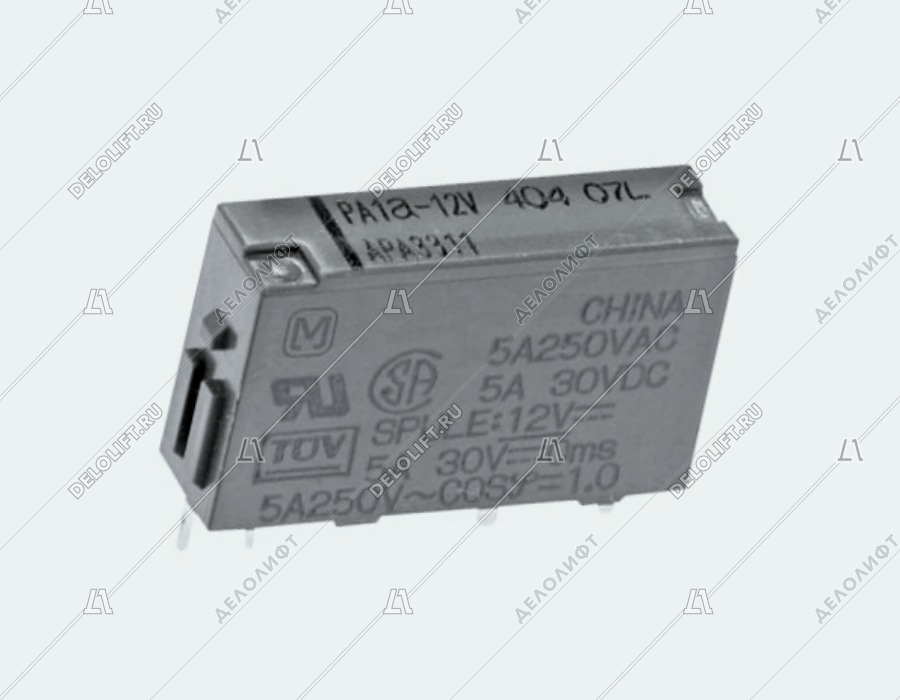 Реле, PA1A-5V, 5 VDC, 5A