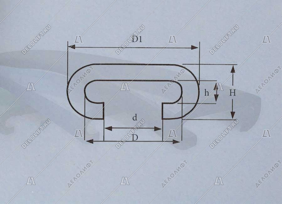 Поручень эскалатора, TravelMaster, 81x61,5x27,5 мм