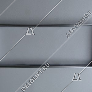 Рамка поста вызова, для поста KSL, серый матовый цвет