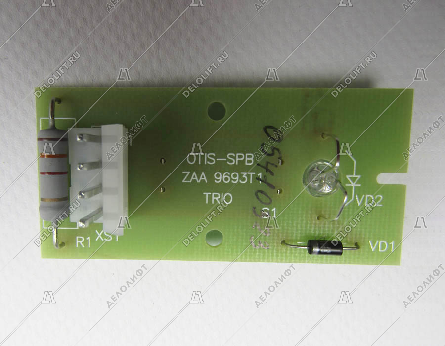 Плата однокнопочного модуля к посту вызова, ZAA9693T1