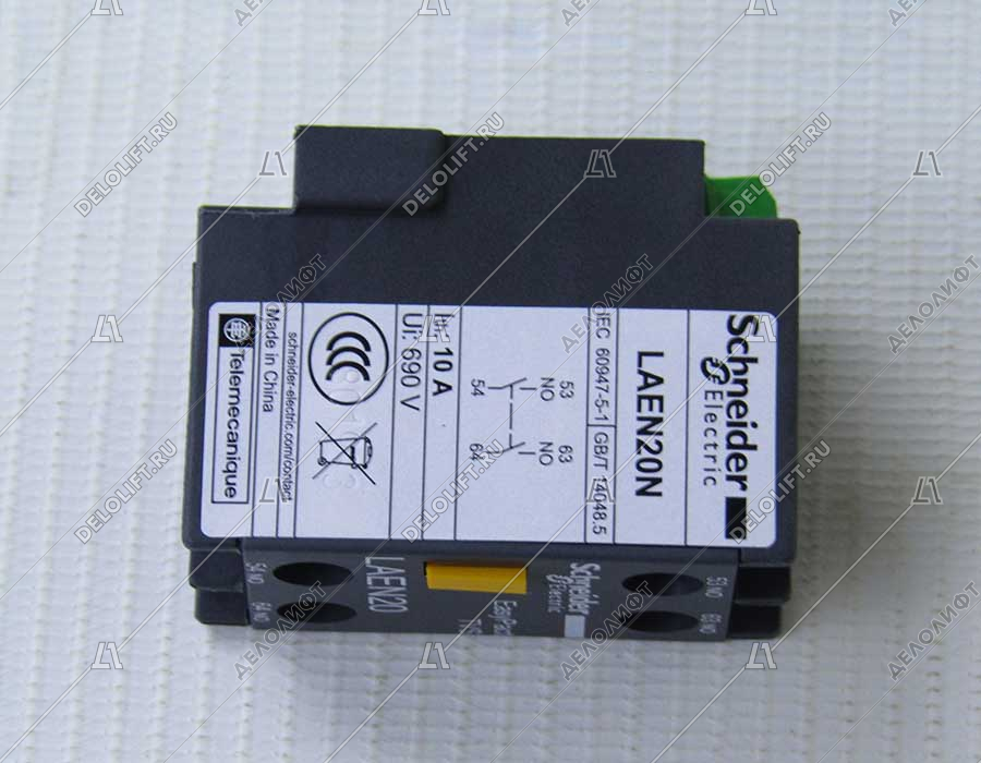 Блок дополнительных контактов, TeSys, 2НО, LAEN20