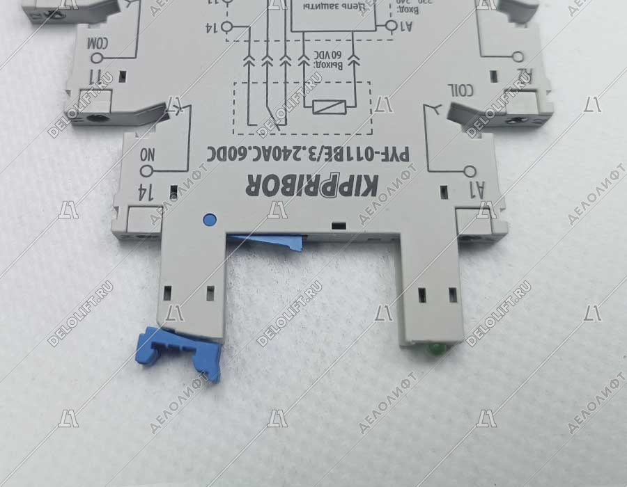 Колодка, KIPPRIBOR, PYF-011BE/3.240AC.60DC, для реле