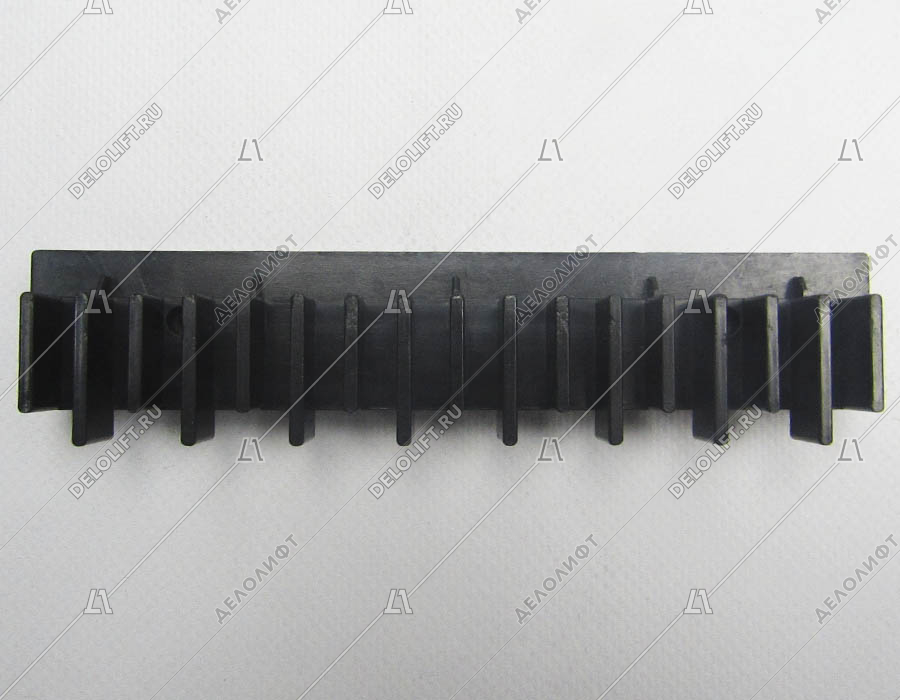 Демаркационная линия, центральная, L - 155 мм, пластик, черная