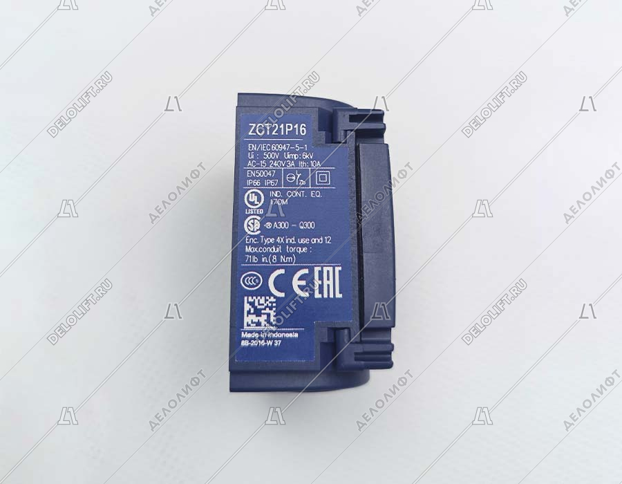 Выключатель концевой, ZCT21P16, 1НО+1НЗ
