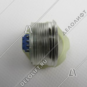 Кнопка вызова/приказа, КЛ-220-005 RL, красная и синяя подсветка