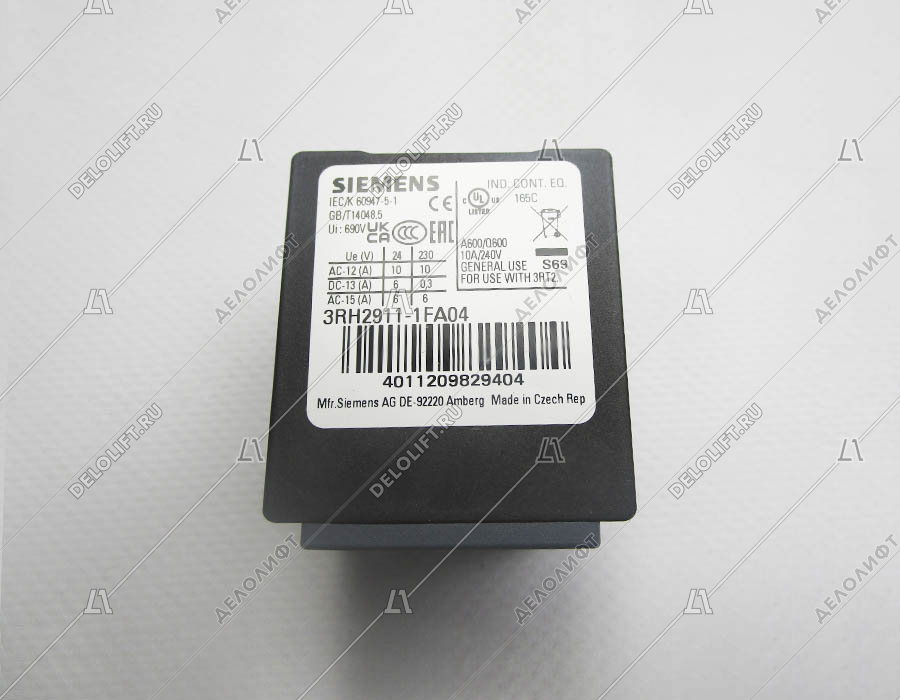 Блок дополнительных контактов, 3RH2911-1FA04, 4НЗ