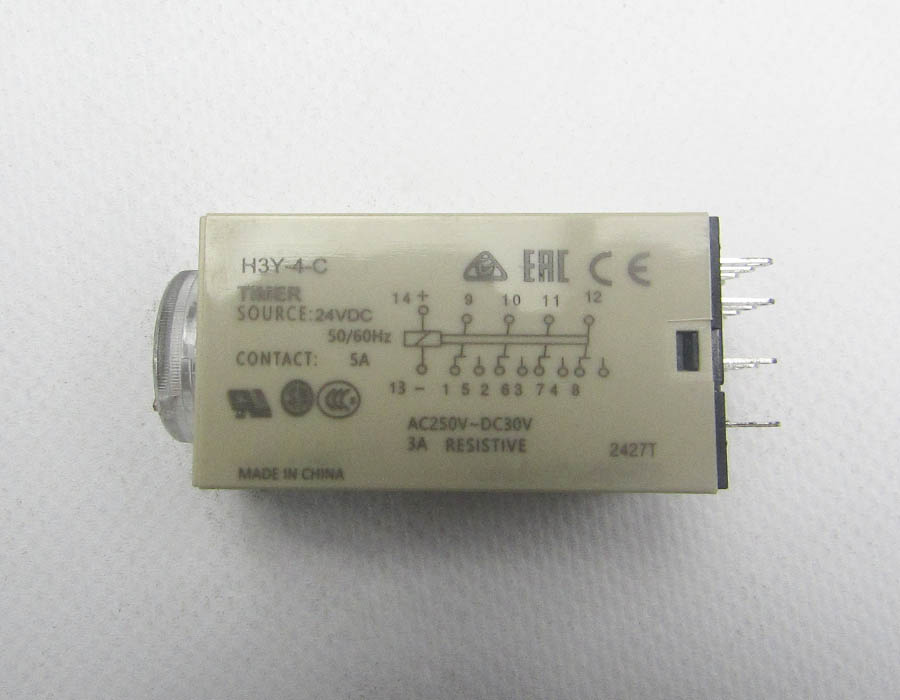 Реле времени, H3Y-4-C, 24 VDC, задержка - 10 секунд