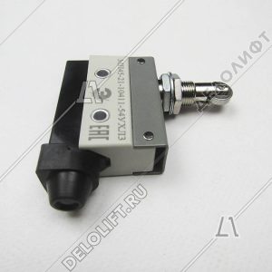 Микропереключатель, МП45-21-10411-54УХЛ3, толкатель с роликом, 1НО-1НЗ, однополюсной/перекидной контакт