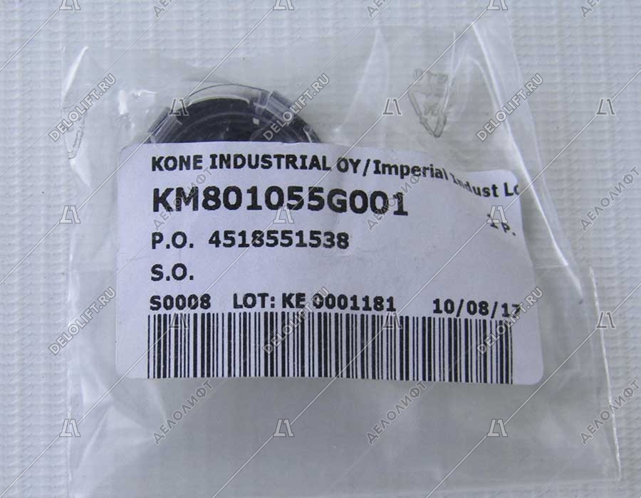 Нажимной элемент кнопки, 1 этаж, черный, тактильный, высокий держатель