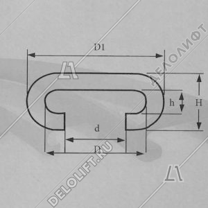Поручень эскалатора, ECO3000, SEMPERIT (Австрия), 79,2x37,5x28,2 мм