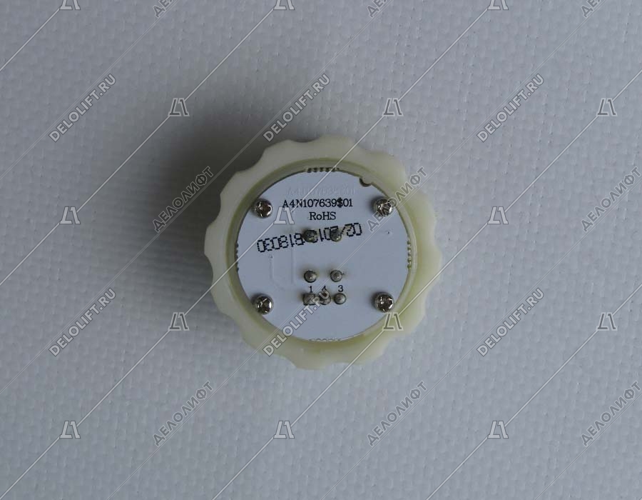 Кнопка вызова/приказа, BBP-R302-VCOLT-D-R-ARR-C, стрелка, красная подсветка, тип А4N107639