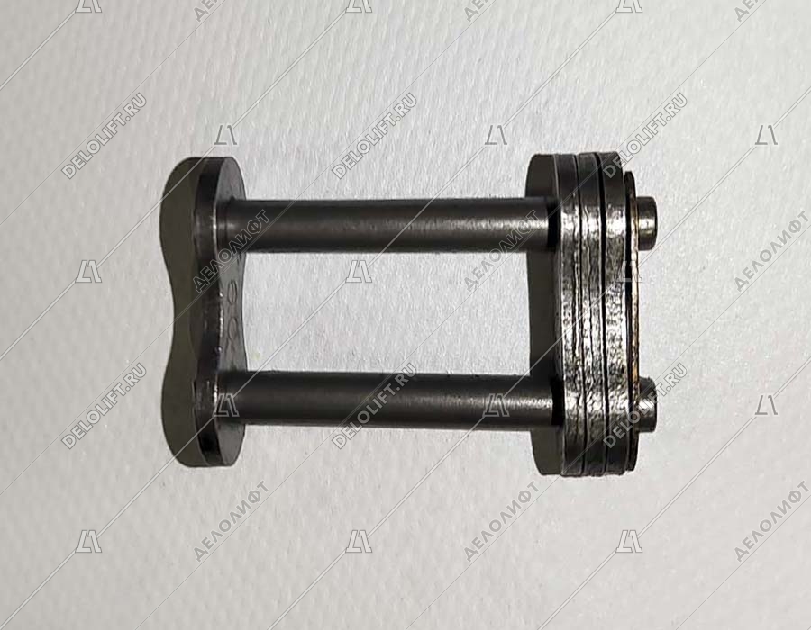 Соединительное звено, двухрядной цепи привода поручня эскалатора, шаг - 19,05 мм, тип A, усиленное (HY)