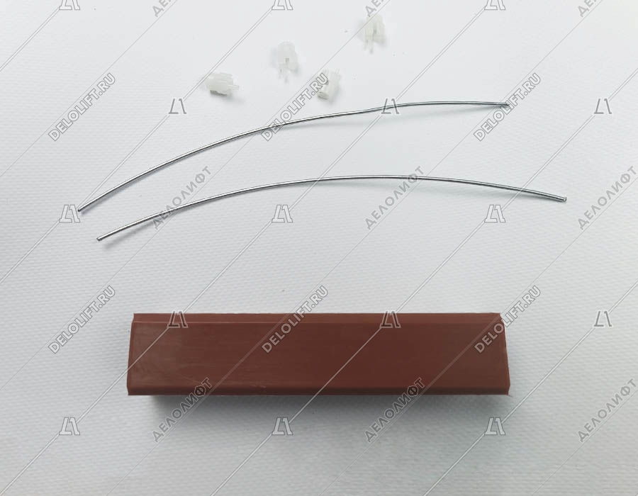 Вкладыш башмака направляющей кабины/противовеса, T - 16 мм, L - 140 мм, несмазываемый