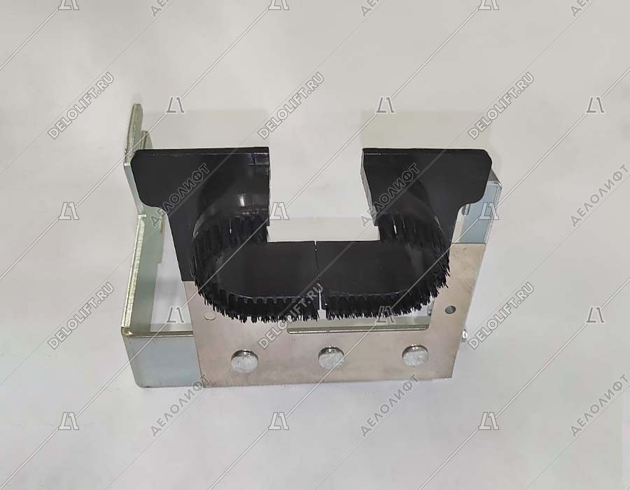 Устье поручня эскалатора, TRAVELMASTER 110, с щёткой и кронштейном, левое