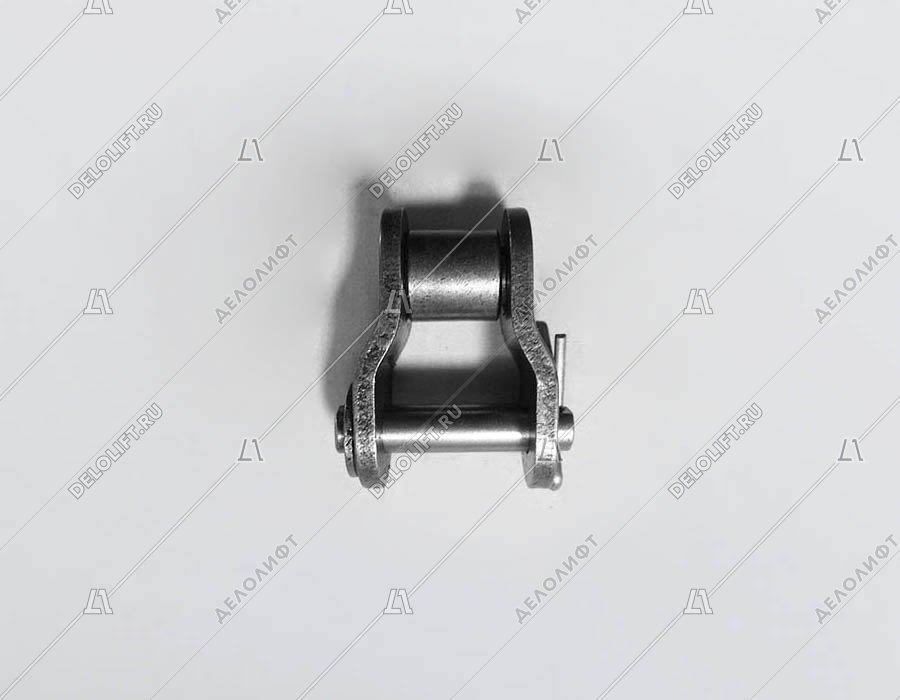 Переходное звено, однорядной цепи привода поручня эскалатора, шаг - 31,75 мм, тип A