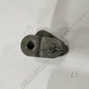 Переходное звено, двухрядной цепи привода поручня эскалатора, шаг - 31,75 мм, тип A