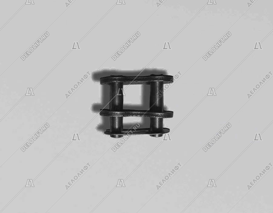 Соединительное звено, однорядной цепи привода поручня эскалатора, шаг - 25,4 мм, тип B