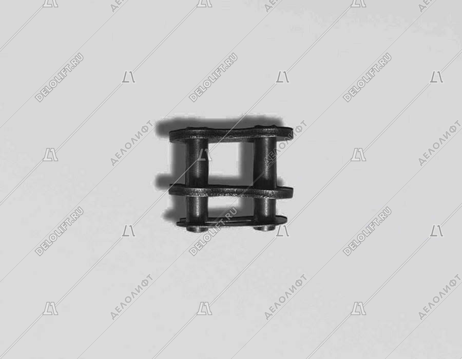 Соединительное звено, однорядной цепи привода поручня эскалатора, шаг - 19,05 мм, тип A