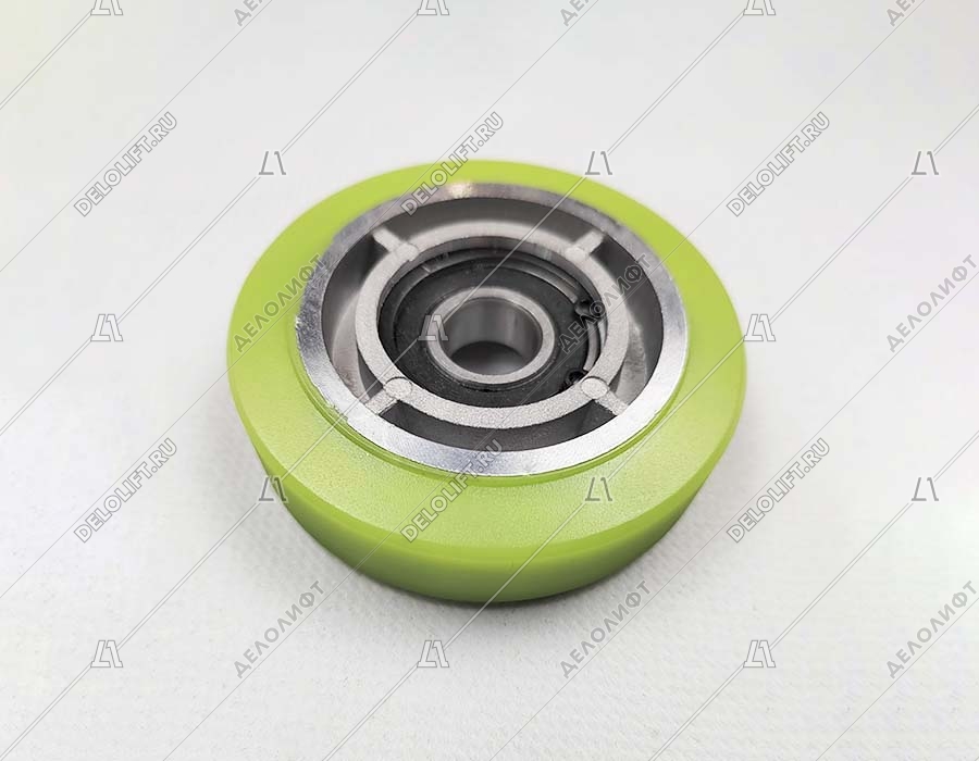 Ролик цепи/ступени, D - 80x22 мм, подшипник 6202