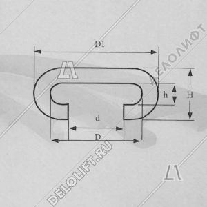 Поручень эскалатора, SDS, SKG, 80x39x28,5 мм