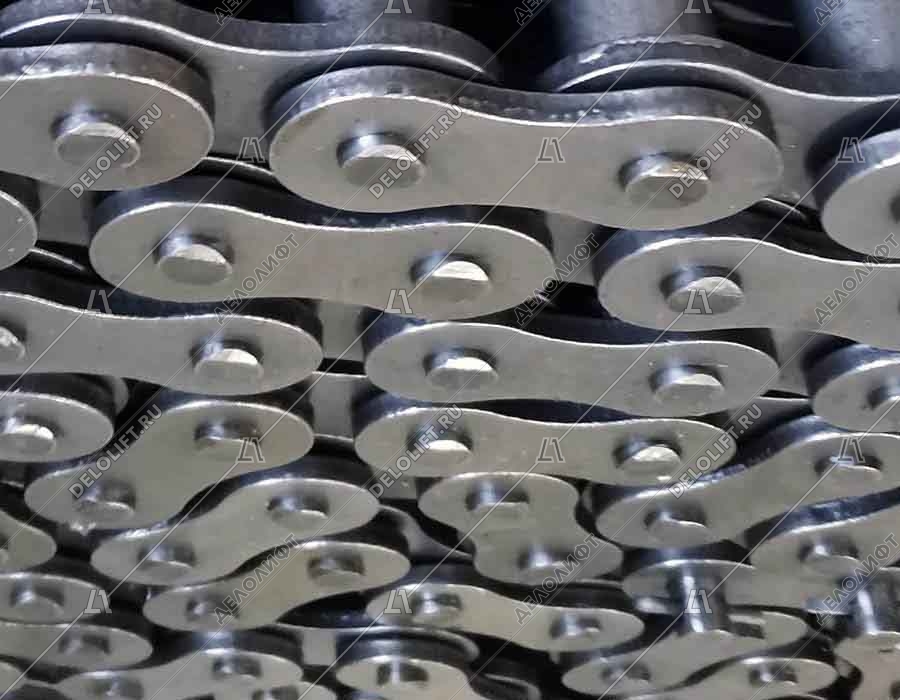 Цепь привода поручня, трехрядная, шаг - 31,75 мм, тип A