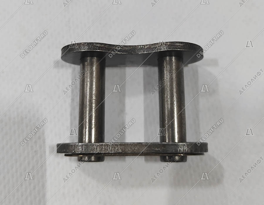 Соединительное звено, однорядной цепи привода поручня эскалатора, шаг - 25,4 мм, тип B, усиленное (HY)