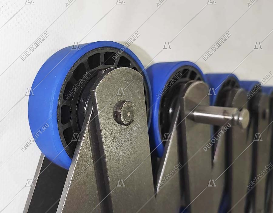 Цепь ступеней/тяговая, 13KV-C, шаг - 133,33 мм, ролик - 75x23,5 мм, палец - 77x12,8/12,5 мм, 105 kN, стыковка осью (комплект на 6 ступеней)