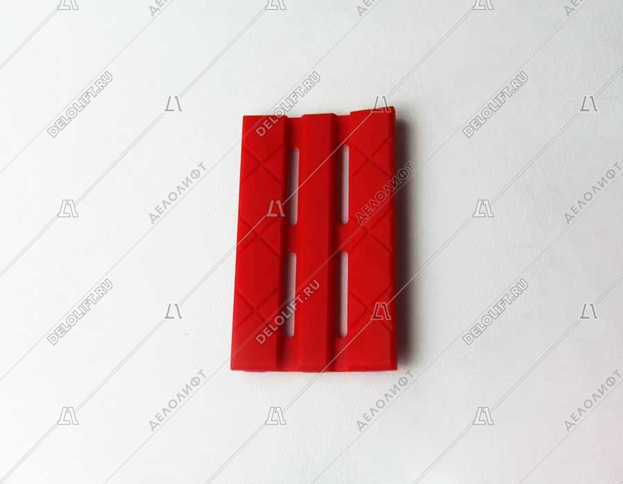 Вкладыш башмака направляющей кабины/противовеса, книжка, EM 16 PU, для башмака HSM+WSM, D - 16 мм