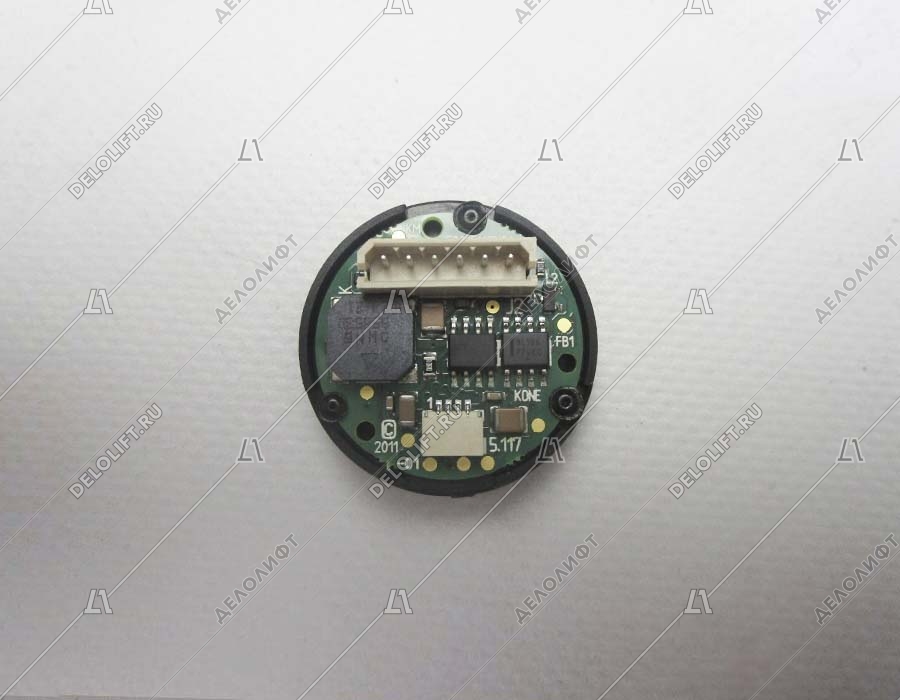 Базовый элемент кнопки вызова, вверх, янтарная подсветка, с зуммером