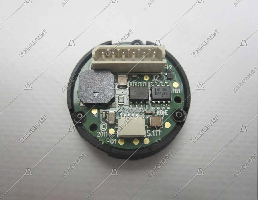 Базовый элемент кнопки вызова, вверх, янтарная подсветка, с зуммером