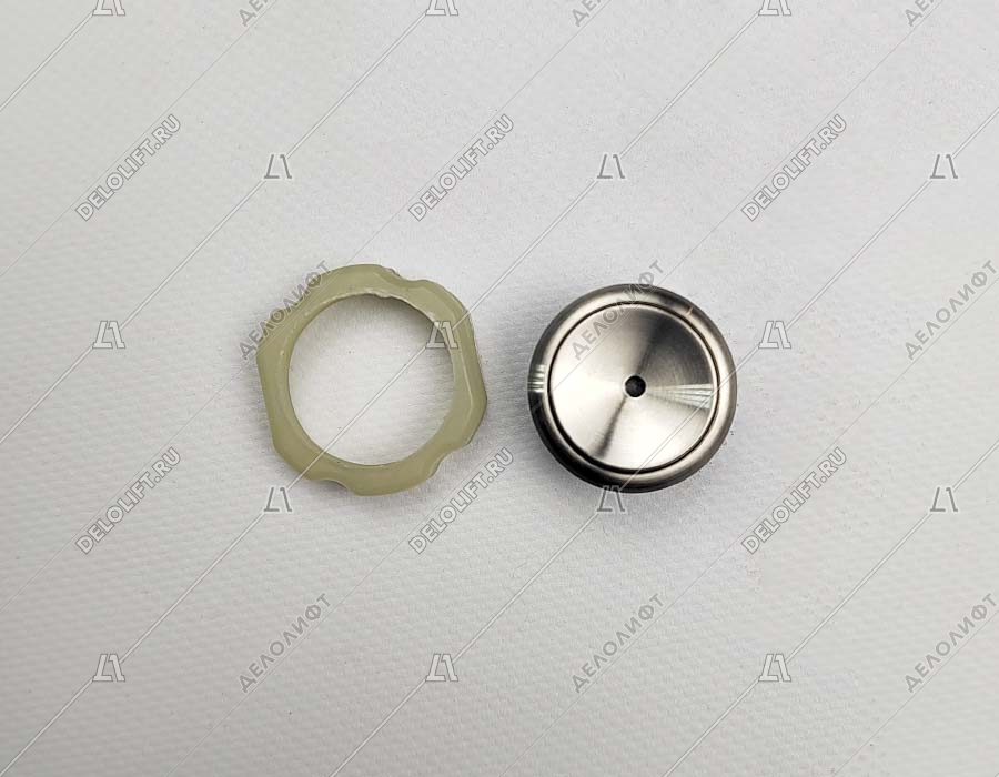 Кнопка вызова/приказа, КЛ-220-003 VR, антивандальная, зелёная подсветка