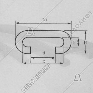 Поручень эскалатора, SDS, SEMPERIT (аналог), 80x39x28,5 мм