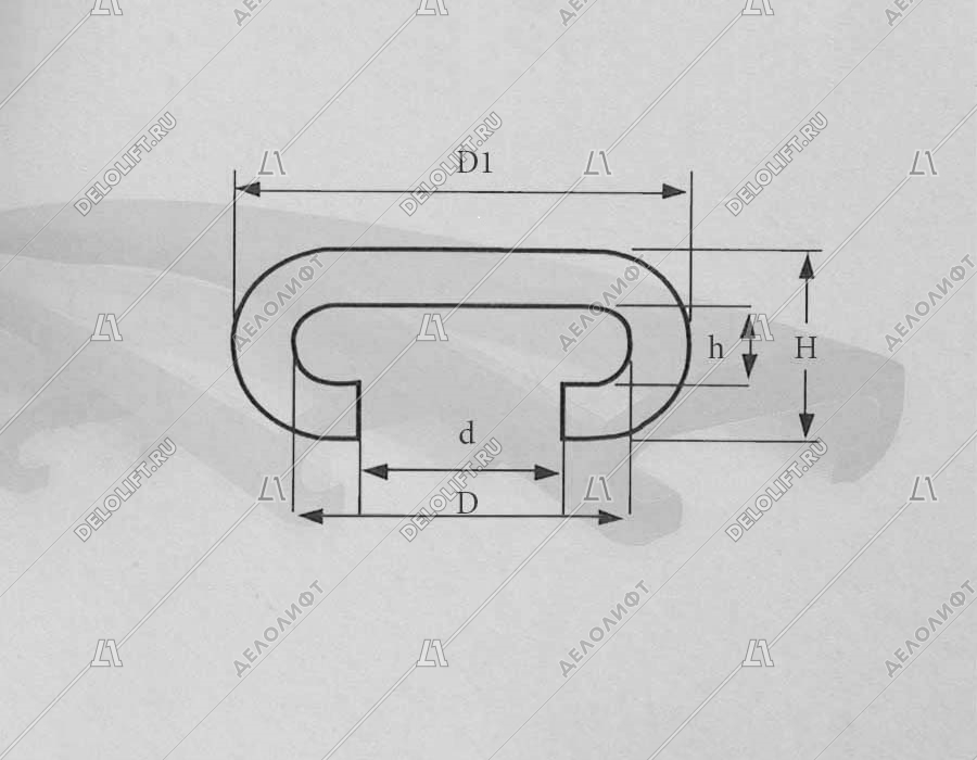 Поручень эскалатора, SDS, SEMPERIT (аналог), 80x39x28,5 мм