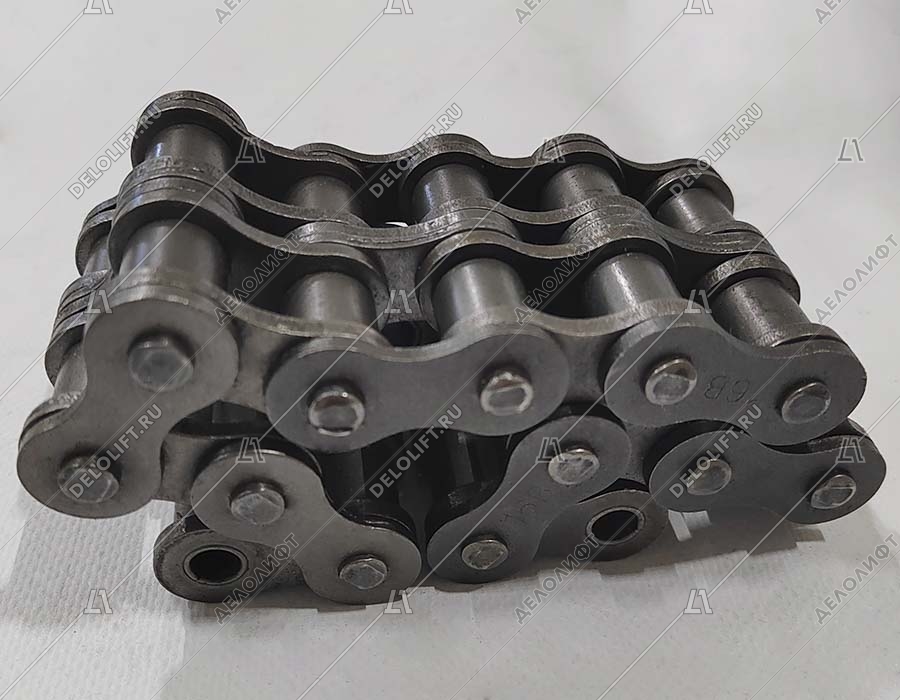 Цепь привода поручня, двухрядная, шаг - 25,4 мм, тип A, усиленная (HY)