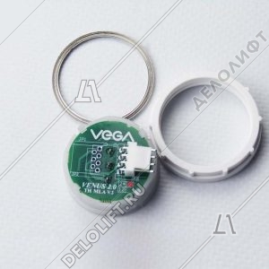 Кнопка вызова/приказа, Venus, 3 этаж, с кодом Брайля, красная подсветка (разъем MLA)