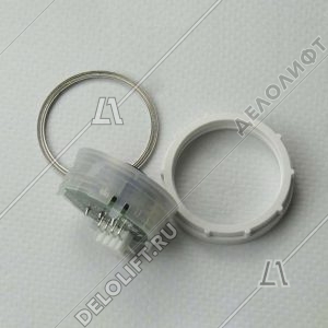 Кнопка вызова/приказа, Venus, 6 этаж, с кодом Брайля, красная подсветка (разъем MLA)