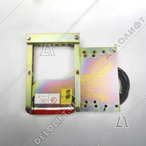 Подвесное устройство, с датчиком грузовзвеса и коушами, площадка слева