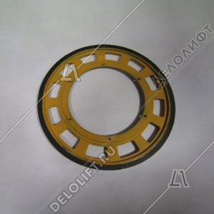 Колесо привода поручня, D - 587 мм, d - 330 мм, W - 30 мм, крепление M12