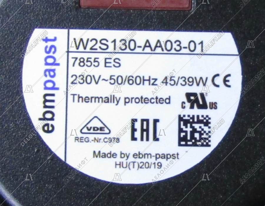 Вентилятор, W2S130-AA03-01, 220VAC