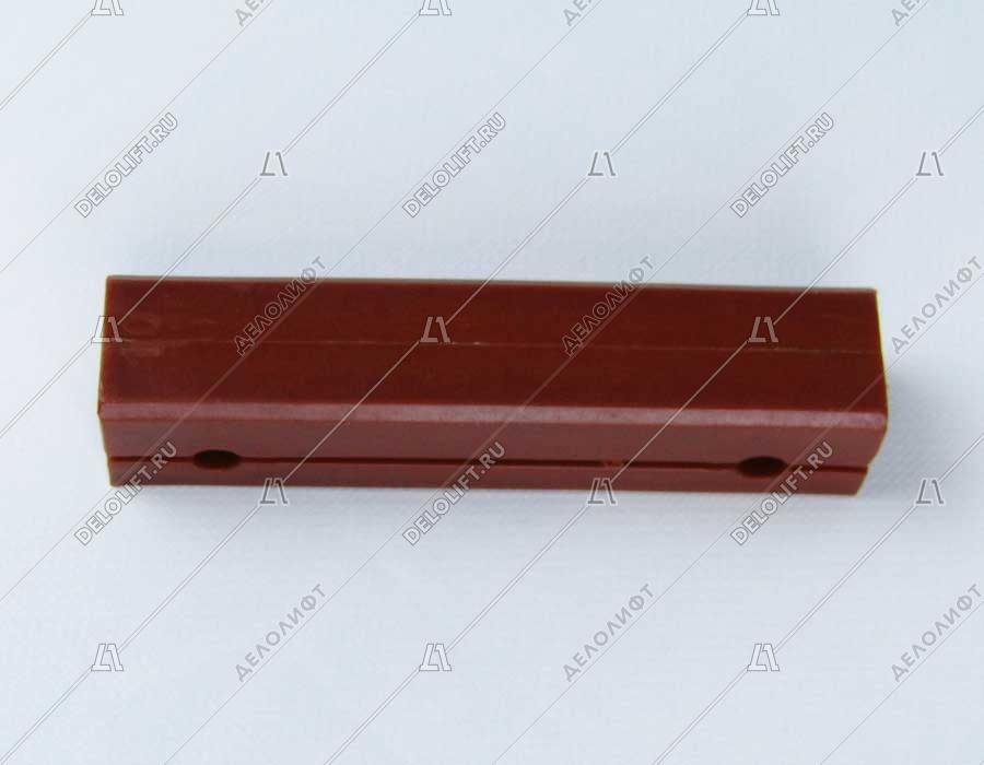 Вкладыш башмака направляющей кабины/противовеса, T - 9 мм, L - 140 мм