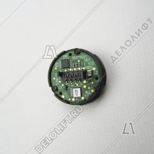 Базовый элемент кнопки приказа, без ободка, белая подсветка