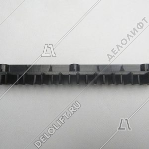 Демаркационная линия, левая, L - 200 мм, пластик, черная