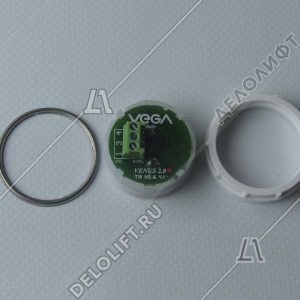 Кнопка вызова/приказа, Venus, 8 этаж, с кодом Брайля, красная подсветка (разъем MLK)