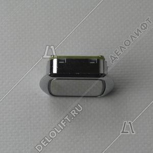 Кнопка вызова/приказа, ЕМСС-ВТ-07, без символов, без провода, синяя подсветка