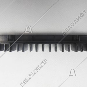 Демаркационная линия, центральная, L - 155 мм, пластик, черная