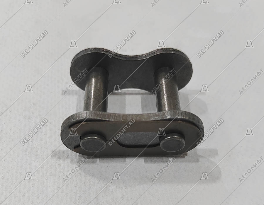 Соединительное звено, однорядной цепи привода поручня эскалатора, шаг - 25,4 мм, тип B, усиленное (HY)